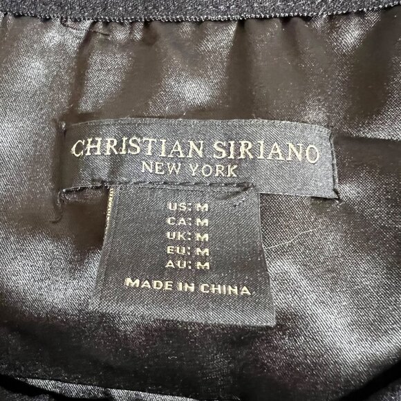 Christian Siriano Sequins Occasion Event NYE Bling Zip Jacket Party Medium - Picture 9 of 14